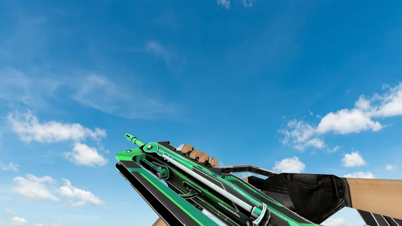 Famas Cyber ​​​​Green Weapon Model do CS 1.6 - Pobierz za darmo — 2