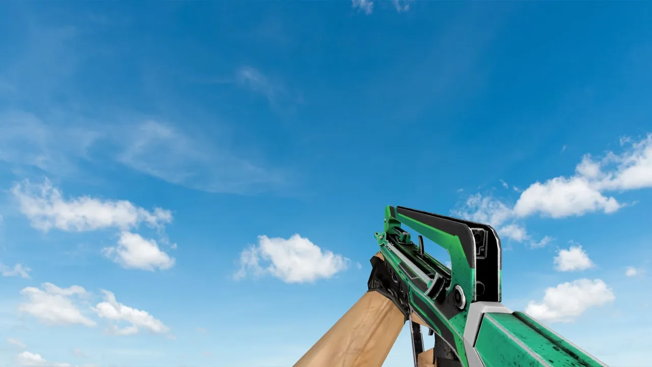 Famas Cyber ​​​​Green Weapon Model do CS 1.6 - Pobierz za darmo — 3