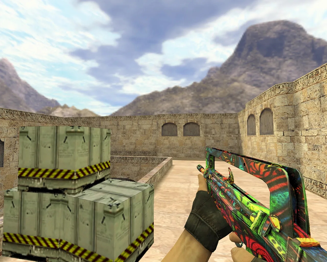 Модель оружия Famas Псих для CS 1.6 - Скачать бесплатно
