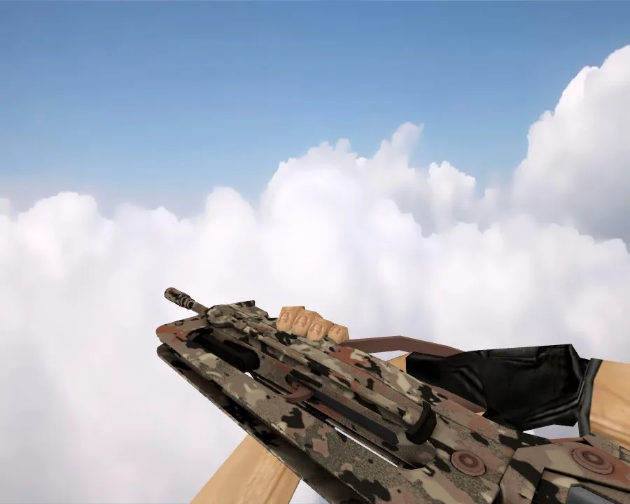 FAMAS Weapon Model | California Camouflage (CaliCamo) for CS 1.6 - Free Download — 2