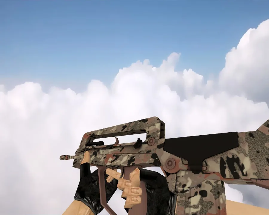 FAMAS Weapon Model | California Camouflage (CaliCamo) for CS 1.6 - Free Download — 3