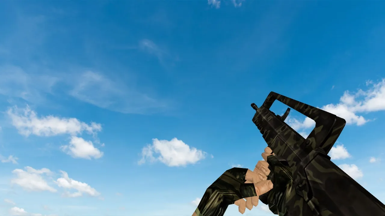 Famas Camouflage Weapon Model for CS 1.6 - Free Download