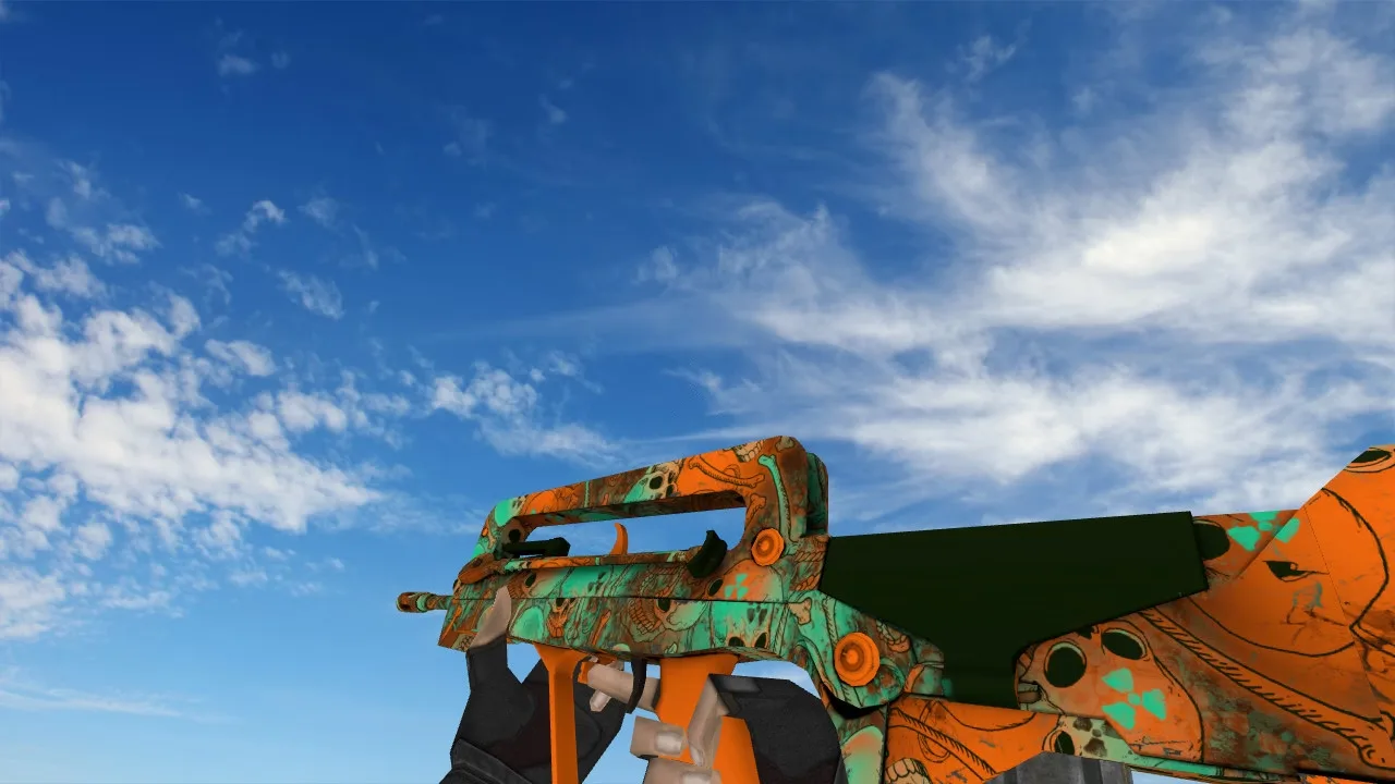 Модель оружия Famas «Токсичность»  для CS 1.6 - Скачать бесплатно