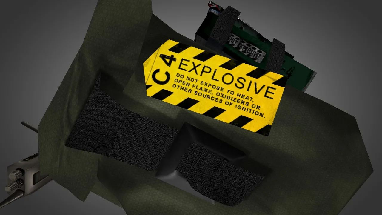 Модель бомбы с4 Backpack Partial reskin and hack  для CS 1.6 - Скачать бесплатно