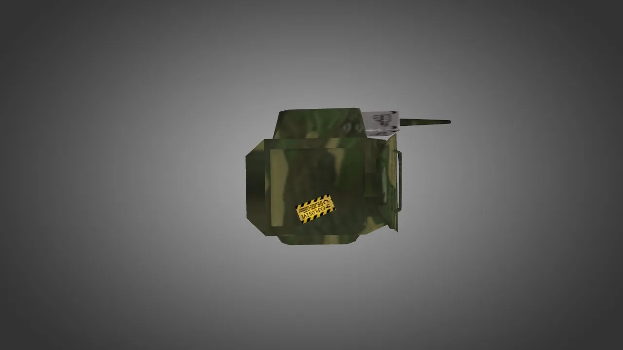 Model bomby plecakowej C4 w kamuflażu do CS 1.6 – do pobrania za darmo