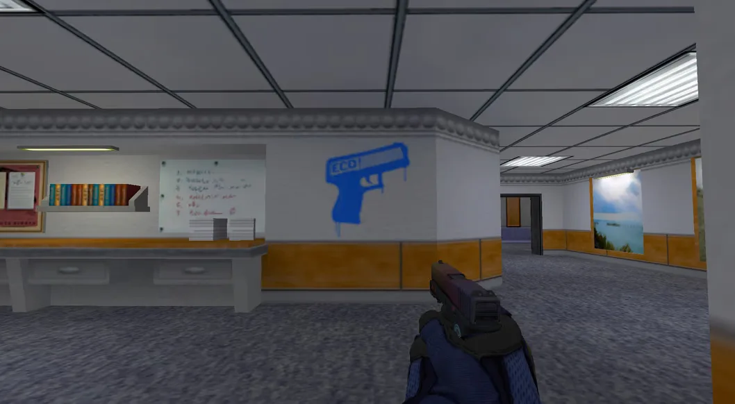 Graffiti „Pistolet” dla CS 1.6 — 3