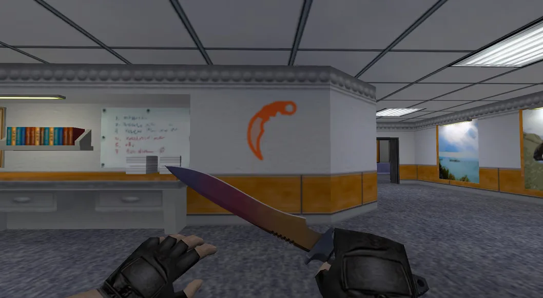 Karambit graffiti for CS 1.6 — 3