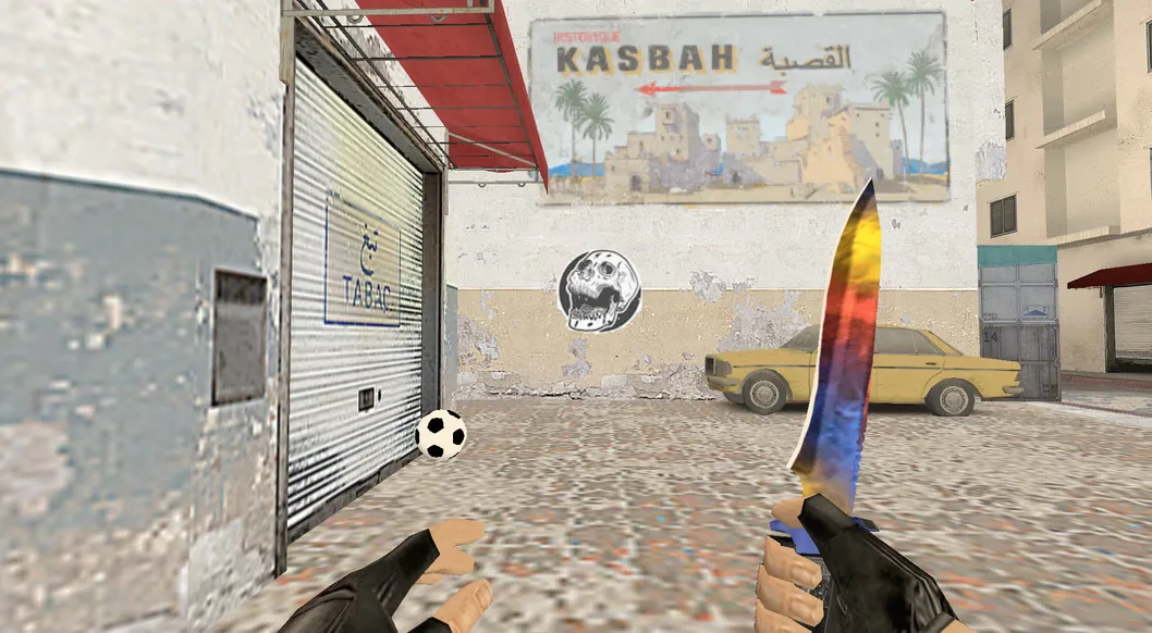 "Open Skull" graffiti for CS 1.6 — 3