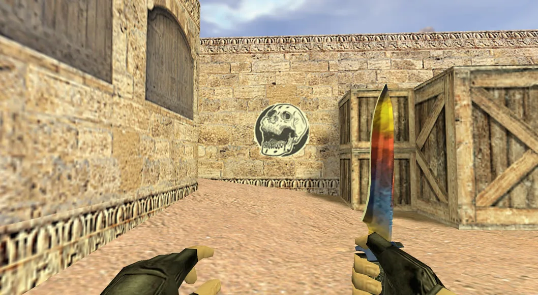 "Open Skull" graffiti for CS 1.6 — 4