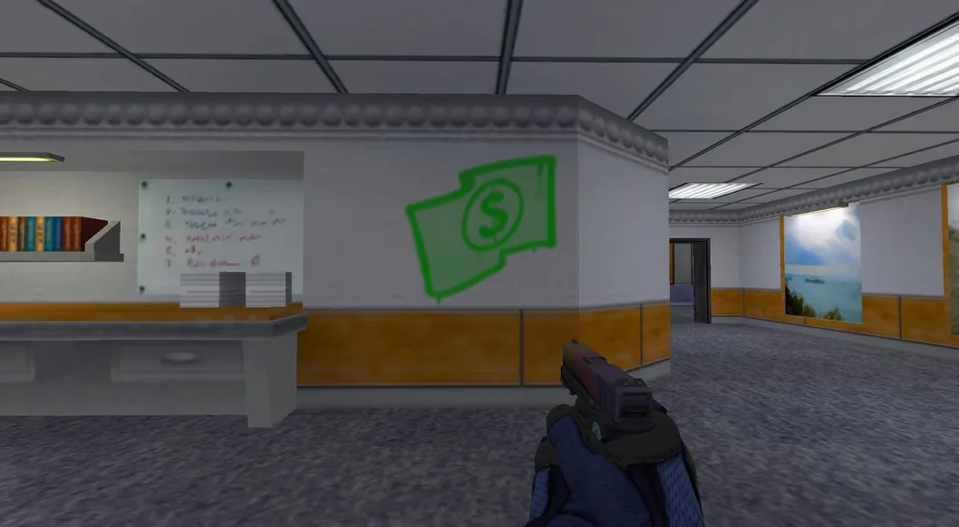 "No Change" graffiti for CS 1.6 — 3