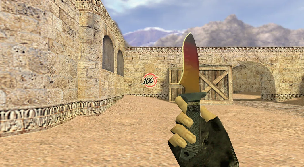 "100 Thieves Logo" graffiti for CS 1.6 — 3