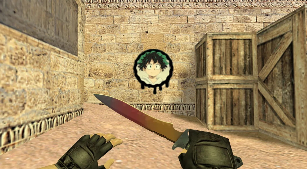 Graffiti "Izuku Midoriya" for CS 1.6