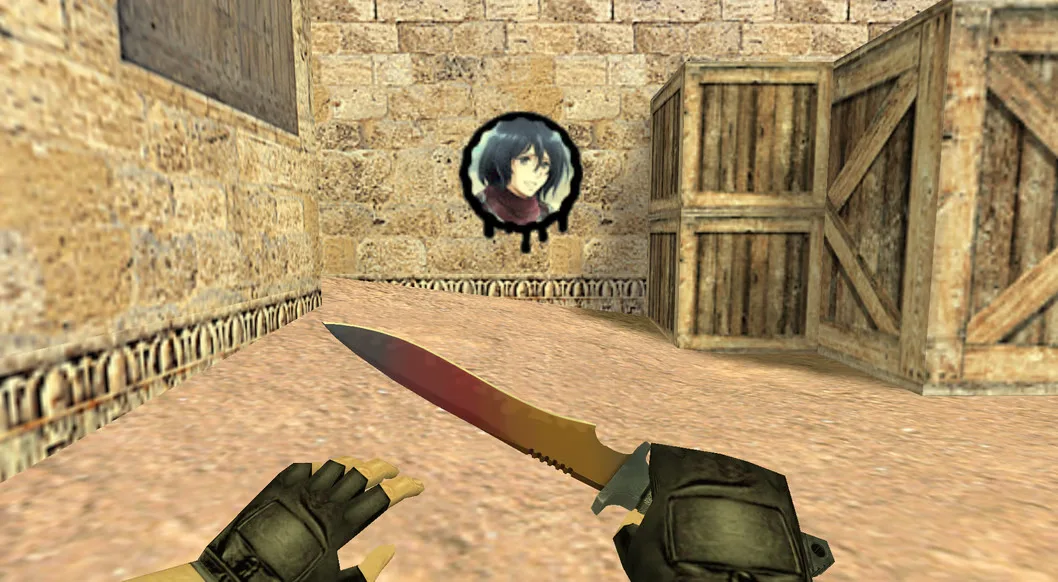 Graffiti „Mikasa Ackerman” dla CS 1.6 — 3