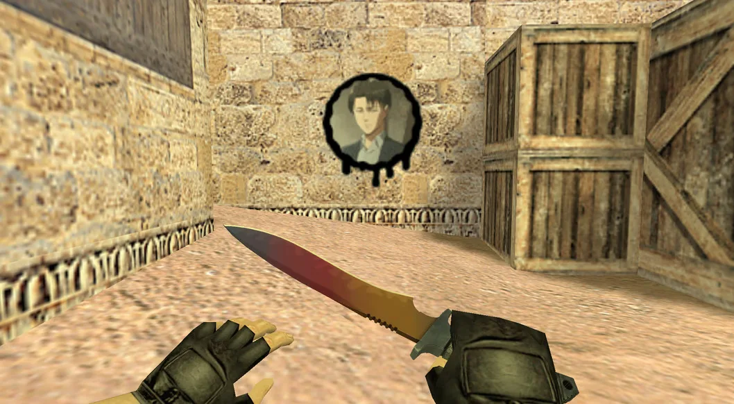 Levi Ackerman Graffiti for CS 1.6