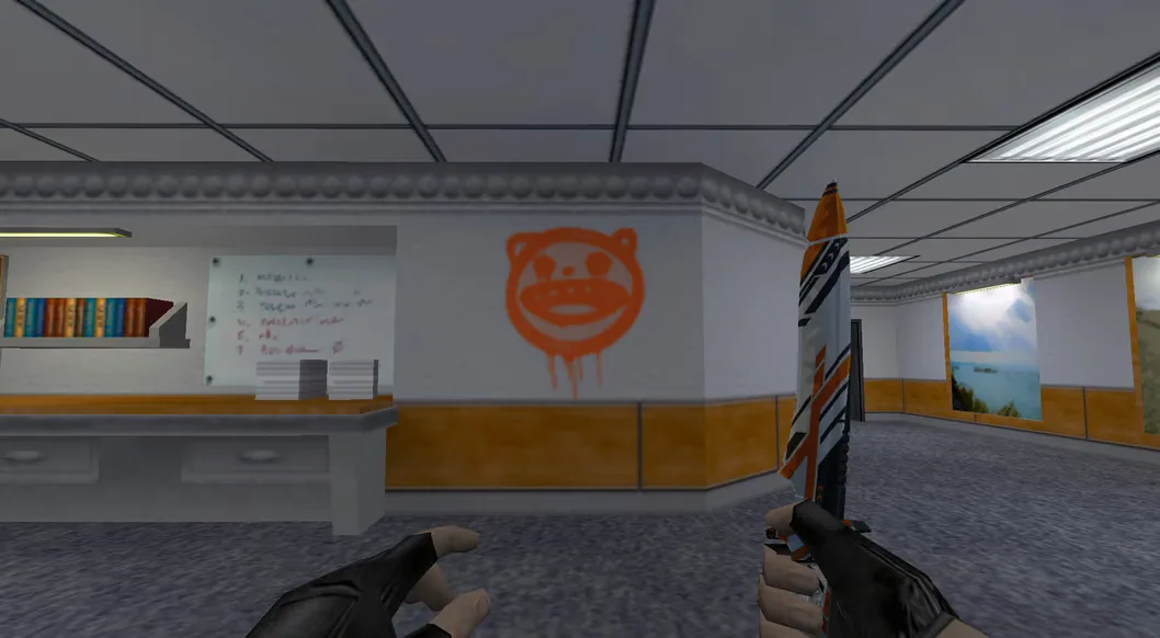 Graffiti “Satisfied cat” for CS 1.6 — 3