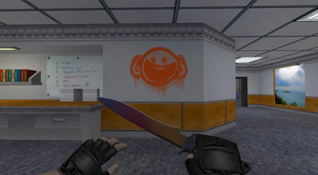 Graffiti „OMG” dla CS 1.6
