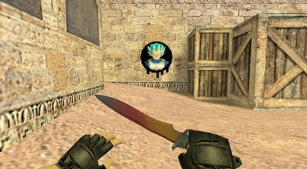 Graffiti „Vegeta” dla CS 1.6