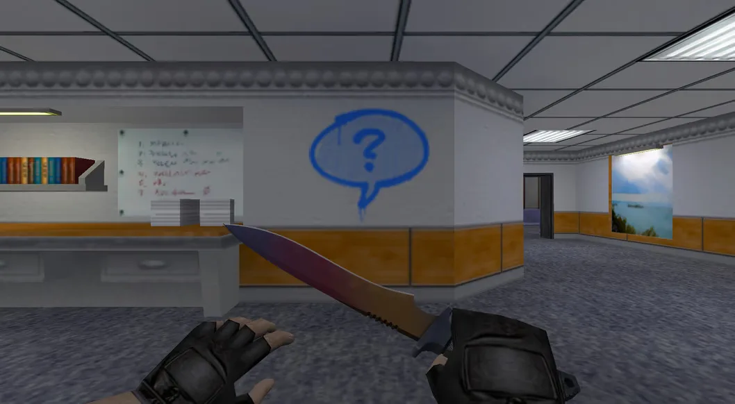 Graffiti “Silent Question” for CS 1.6 — 3