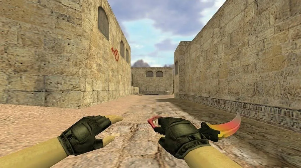 Model "Knife Karambit Gradient" for CS 1.6 — 2