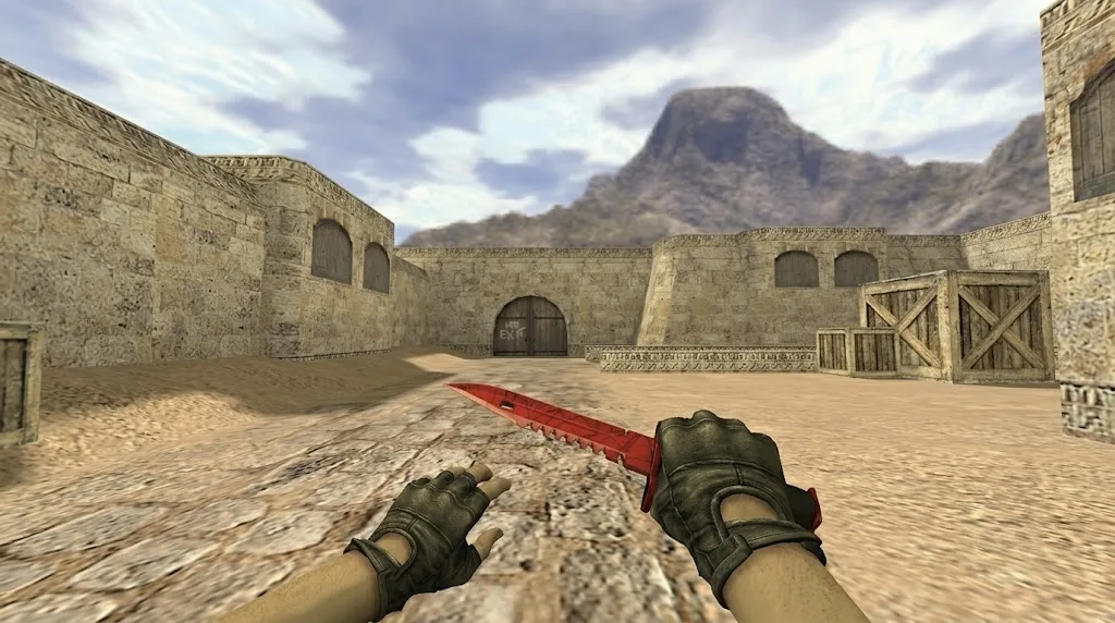 Model “M9 Bayonet Bloody Web” for CS 1.6