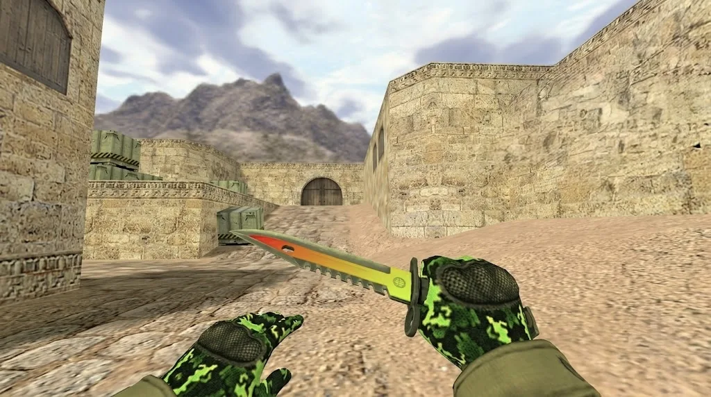 Model “M9 Bayonet Neon Light” for CS 1.6
