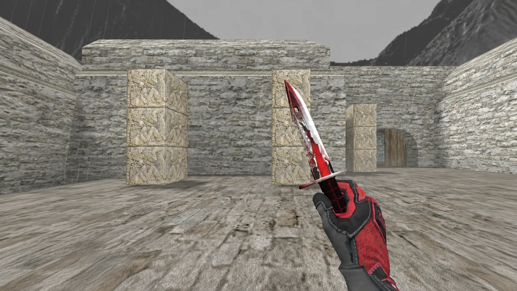 Bayonet M9 “Crack” + “Special Forces Gloves | Bloody kimono" — 2