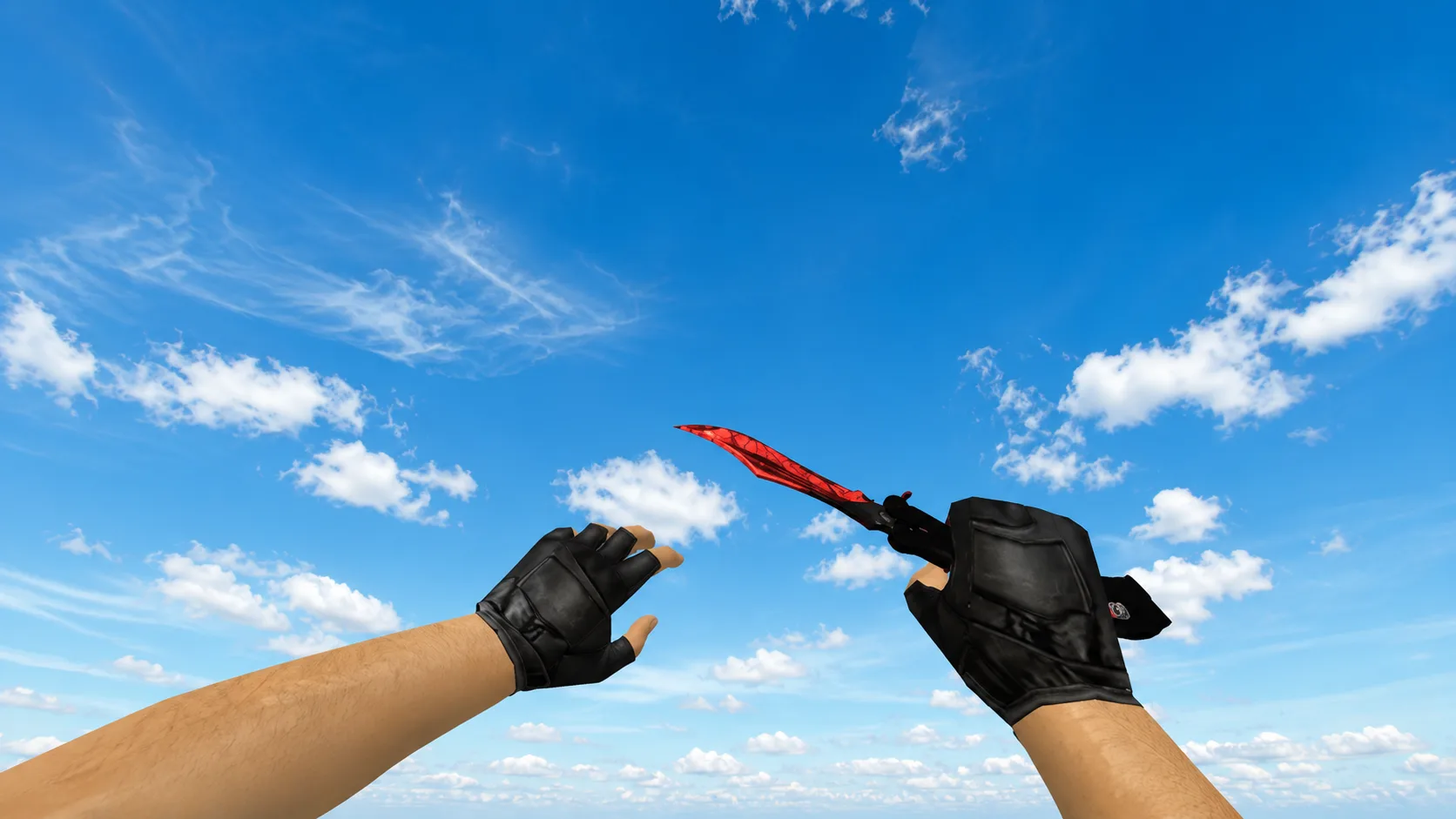 Butterfly knife "Vampire" — 2