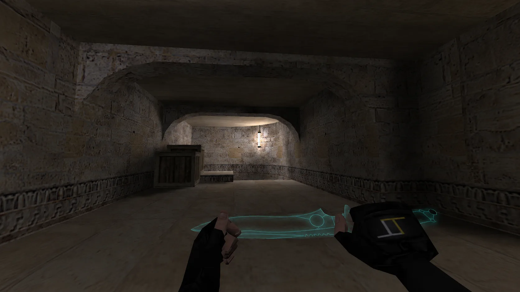 Standard transparent knife "TRON" — 2