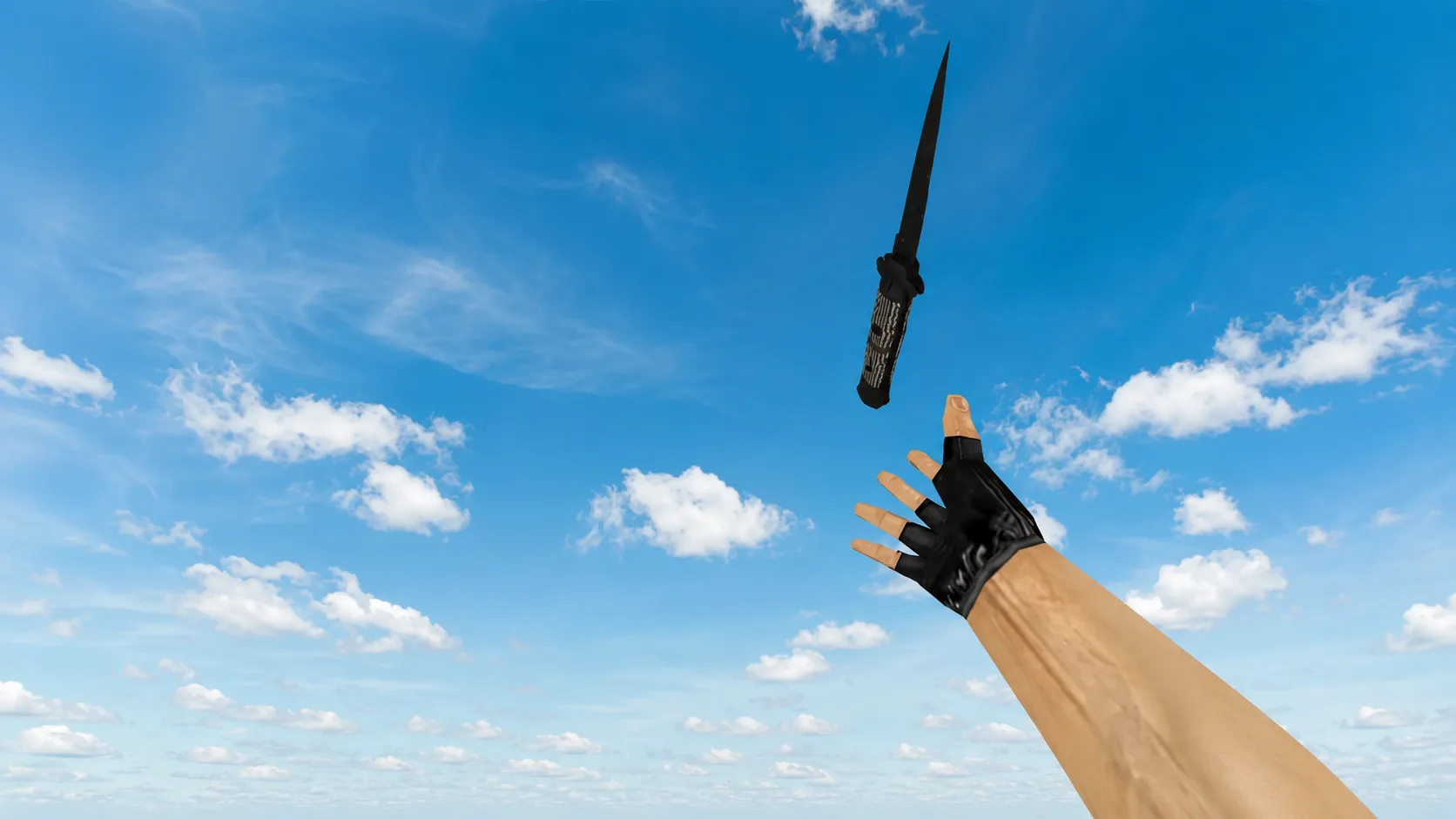 Stiletto Knife “Black gloss” — 2