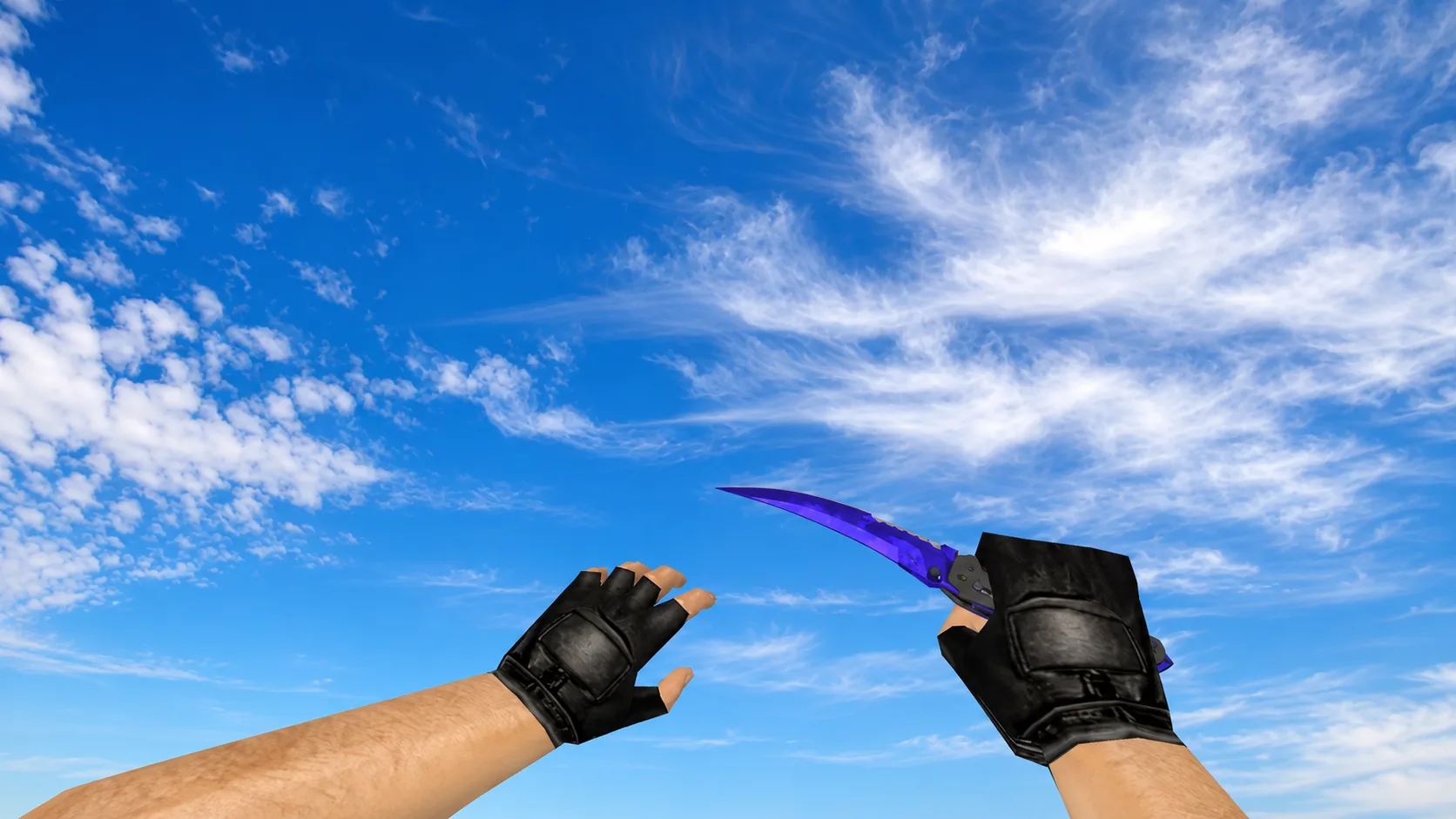 Folding knife “Doppler Sapphire”