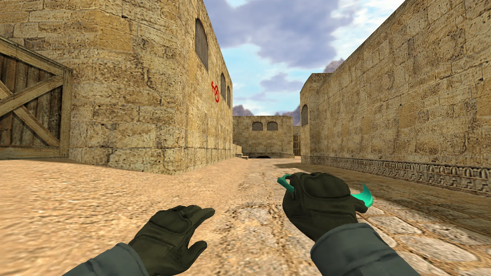 Nóż-Karambit „Niebieski stop” — 2