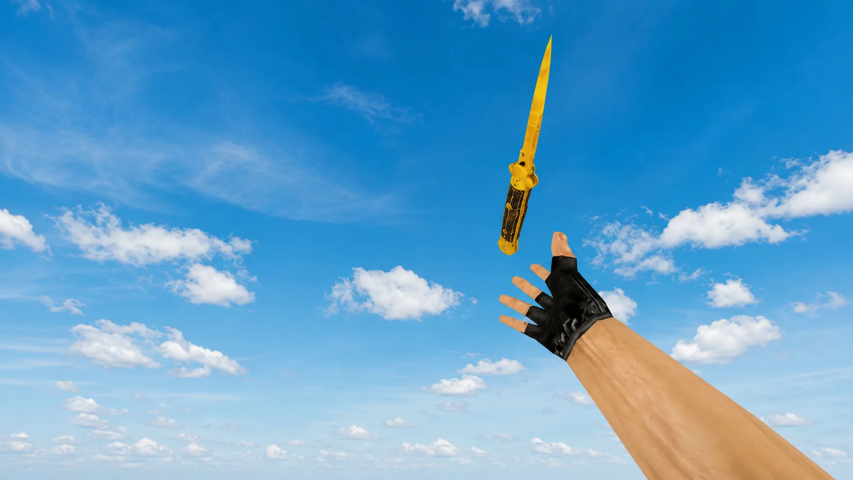 Knife-Stiletto "Fine Gold" — 2