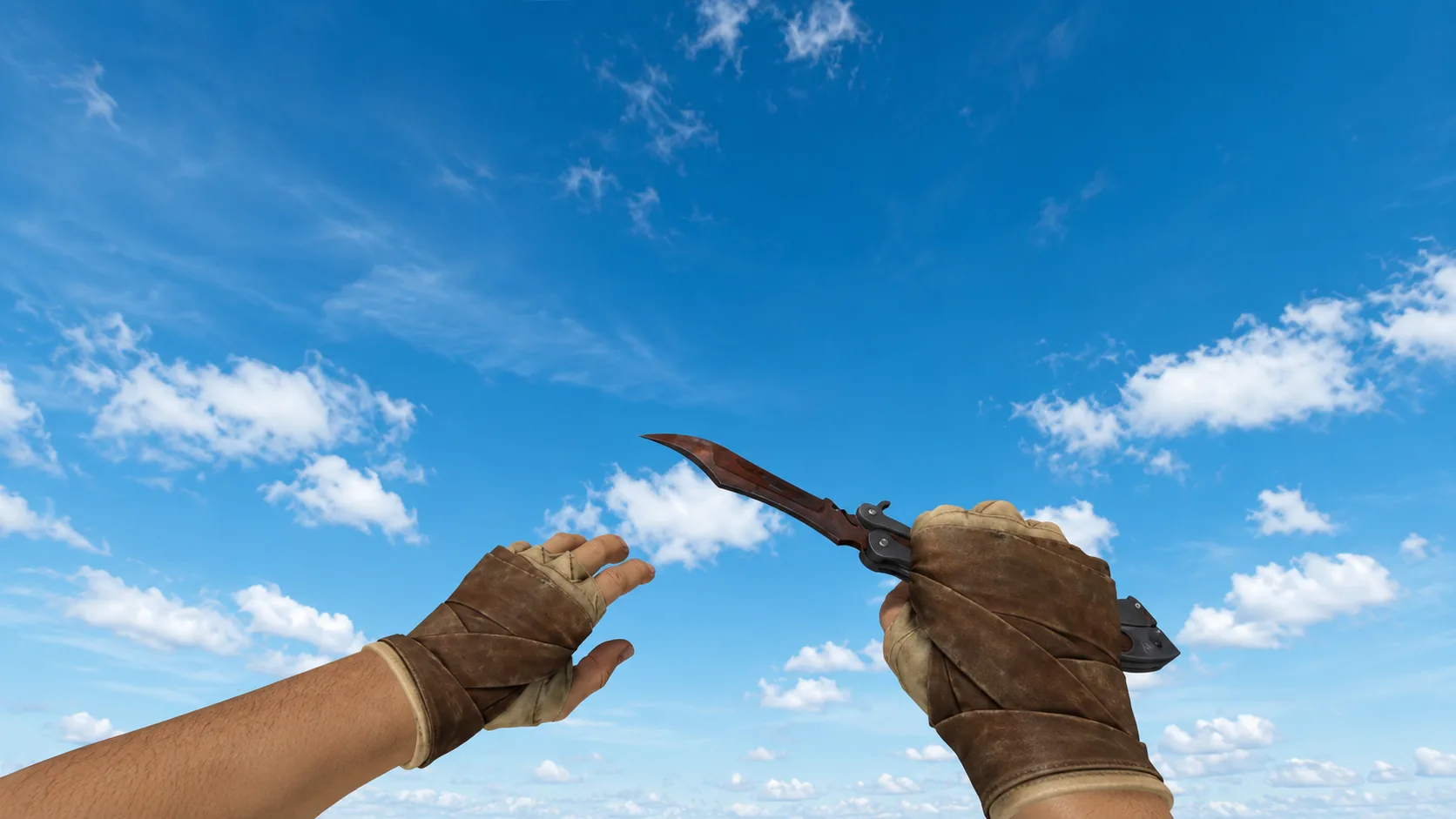 Butterfly knife "Rustcoat" — 2
