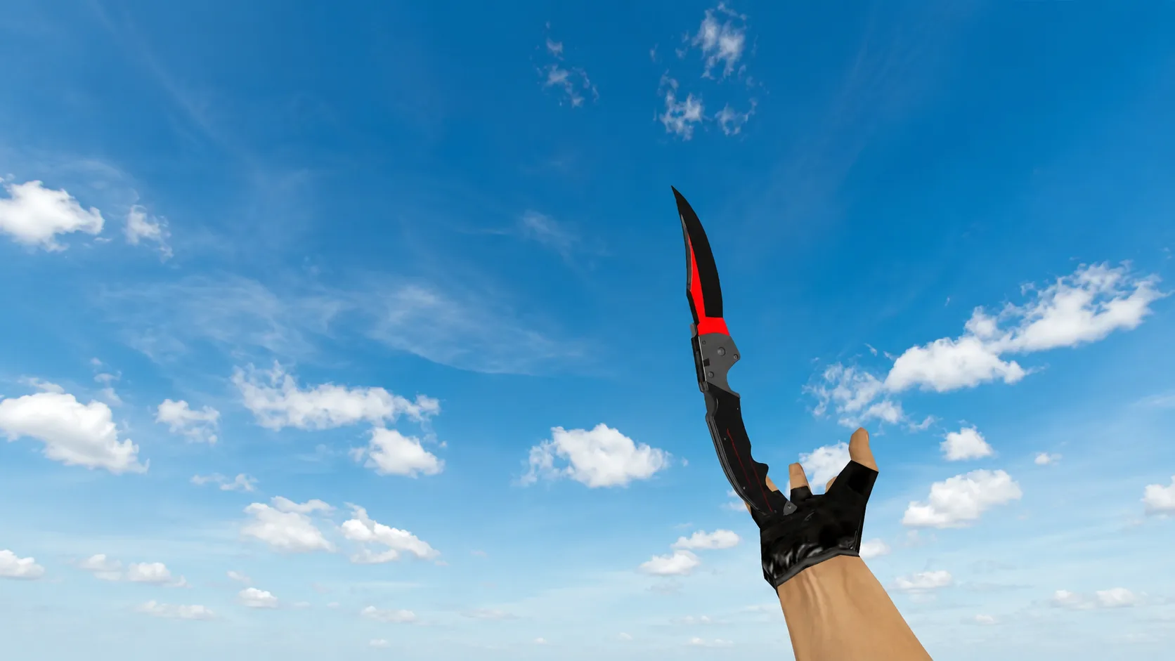 Falchion Knife “Red Line” — 2