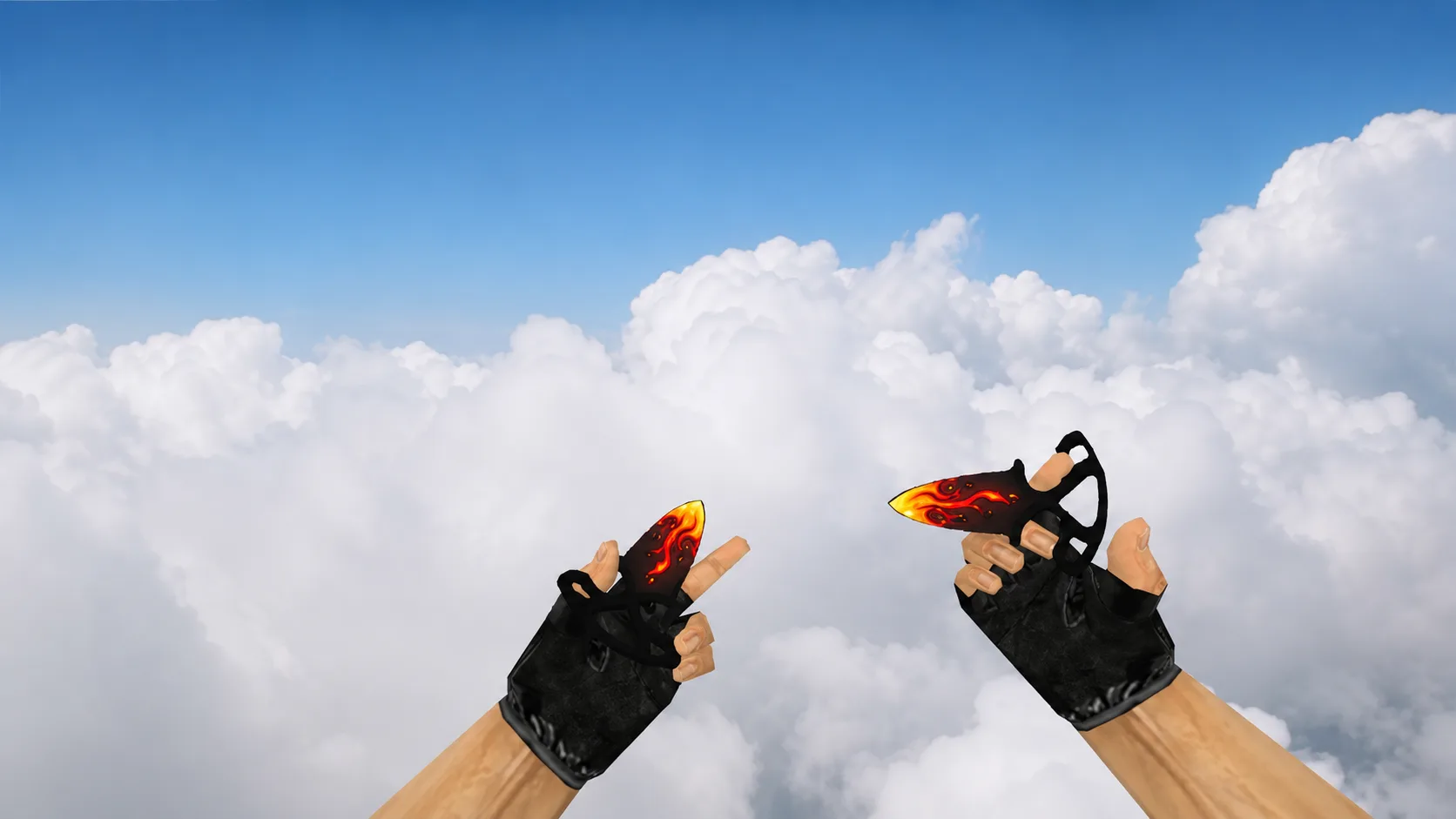 Butt knives “Flame” — 2