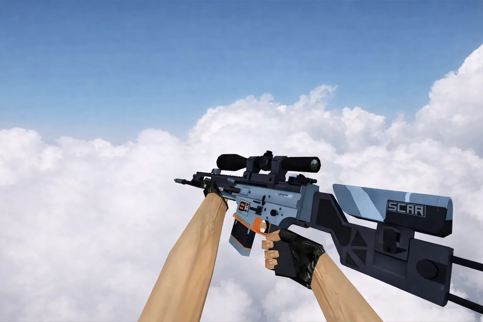 Download the SCAR-20 “Phantom” model for CS 1.6 for free — 2