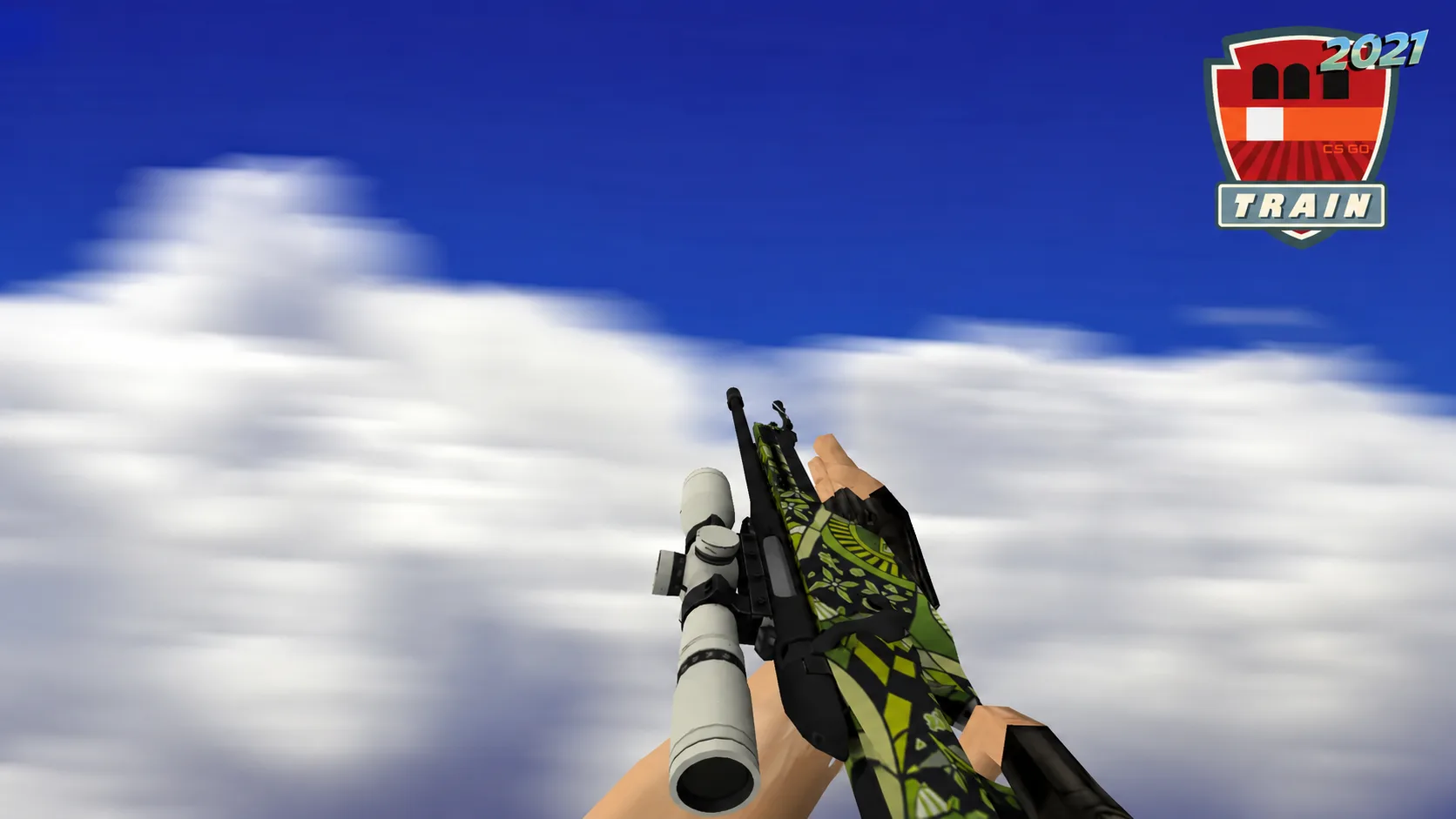 Модель Scout SSG 08 "Spring Twilly" из CS:GO для CS 1.6 — 2