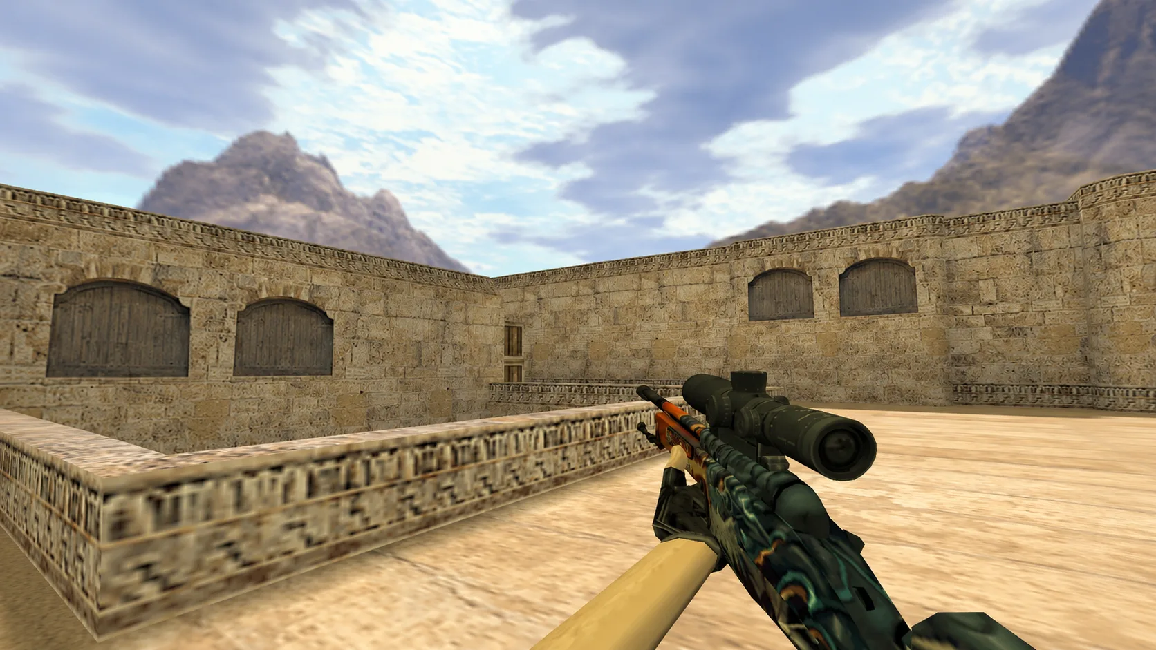 Модель SSG-08 "Dragonfire" из CS:GO для CS 1.6 — 2