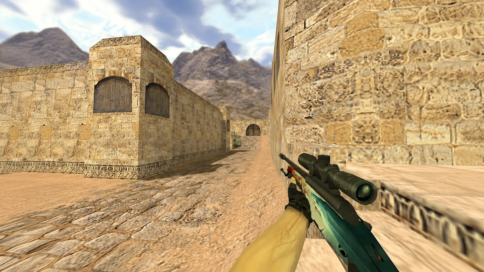 Model SSG-08 "Blood in the Water" from CS:GO for CS 1.6 — 2