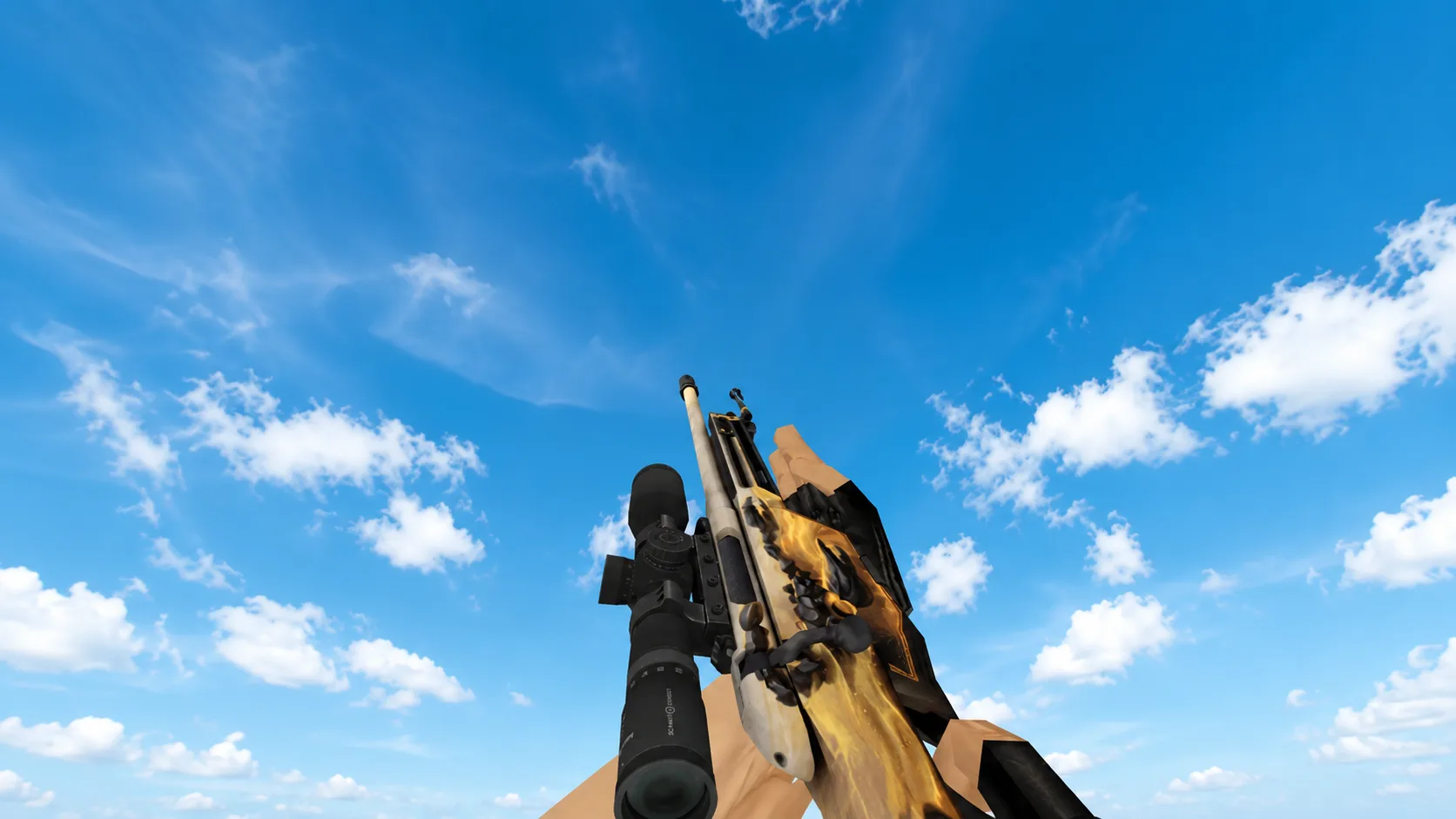 Model SSG 08 "Death Strike" from CS:GO for CS 1.6 — 2
