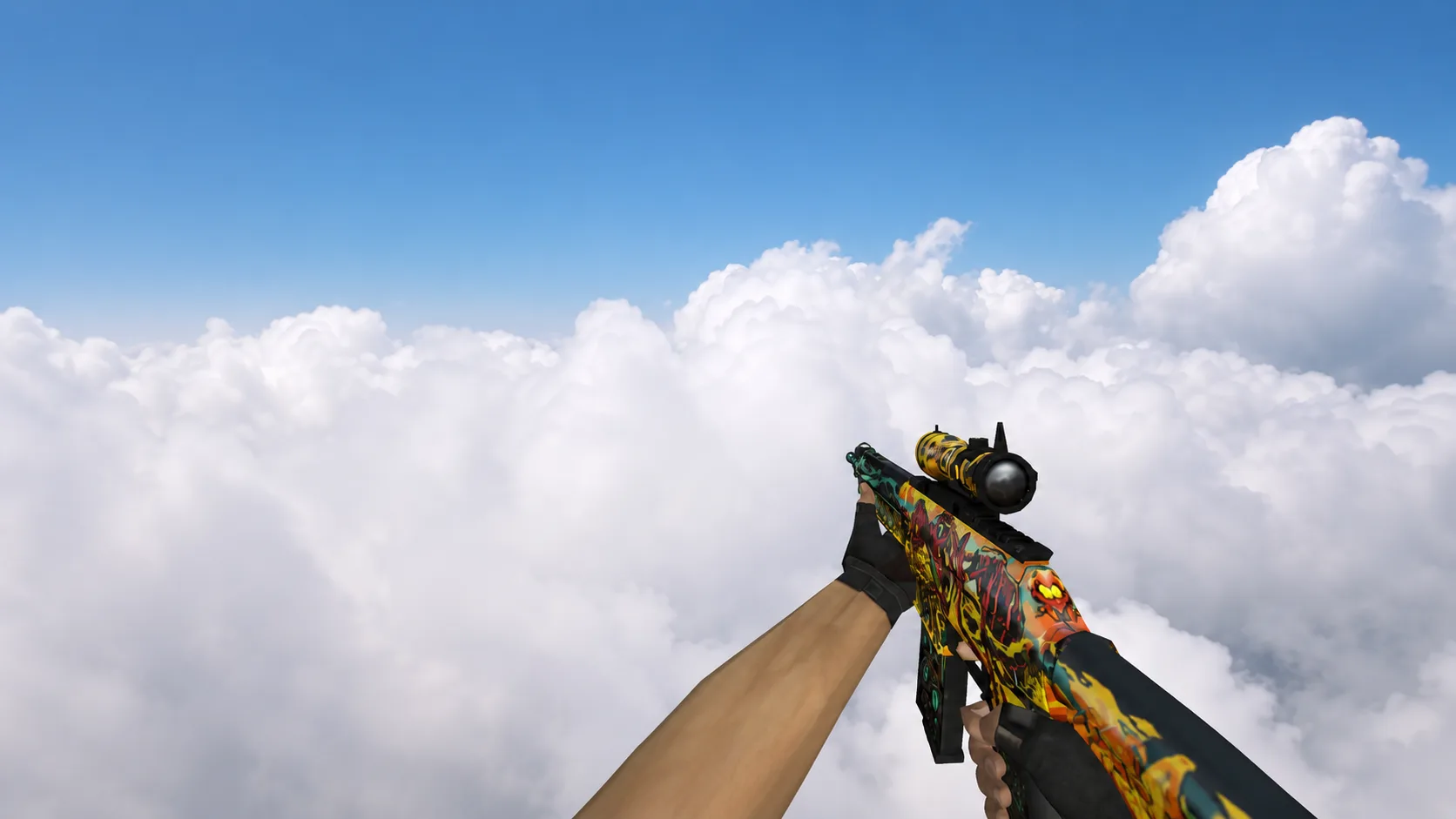 Model SG 553 “Reactor” from CS:GO for CS 1.6 — 3