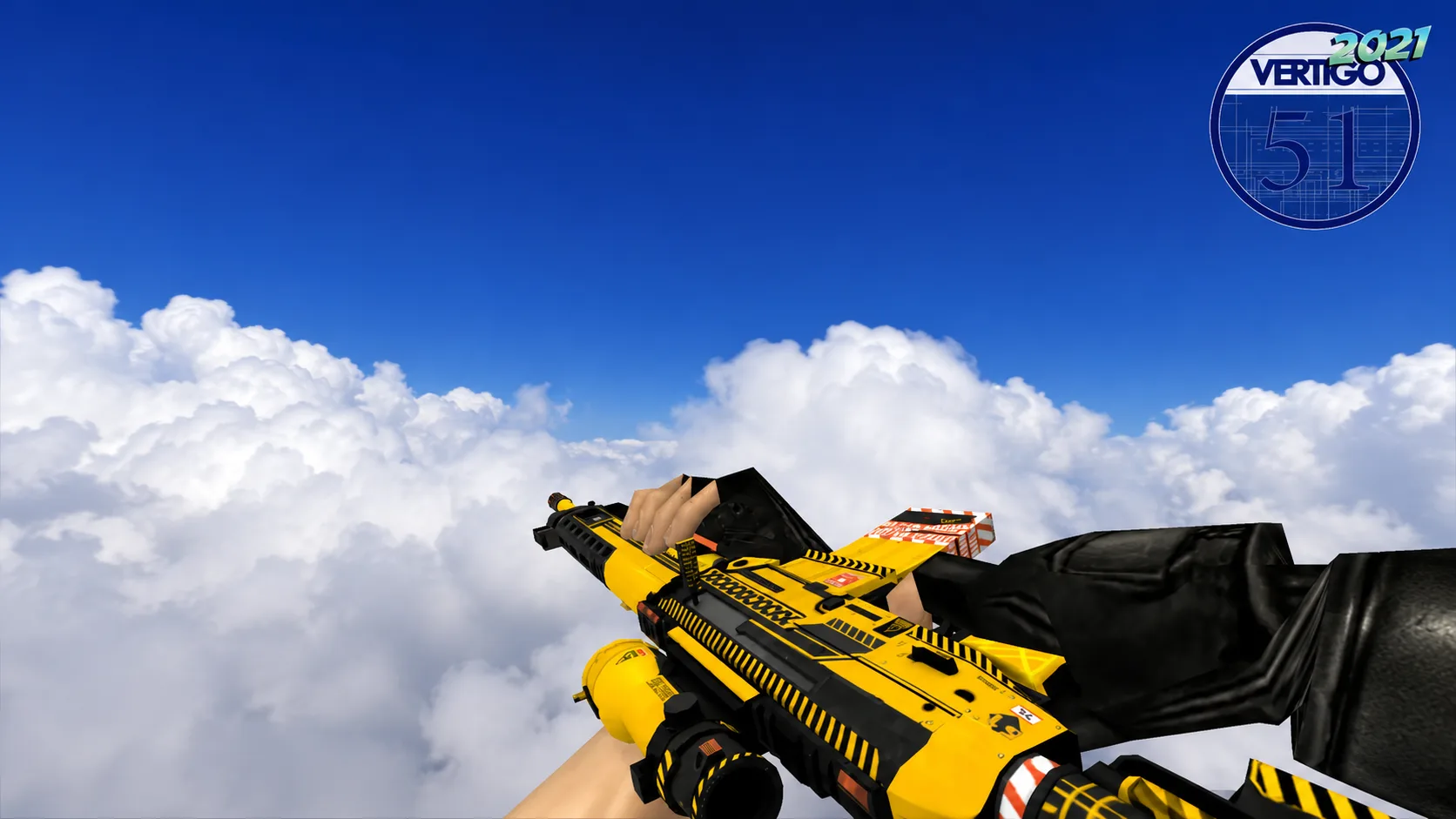Model SG 553 "Hazard Pay" from CS:GO for CS 1.6 — 2
