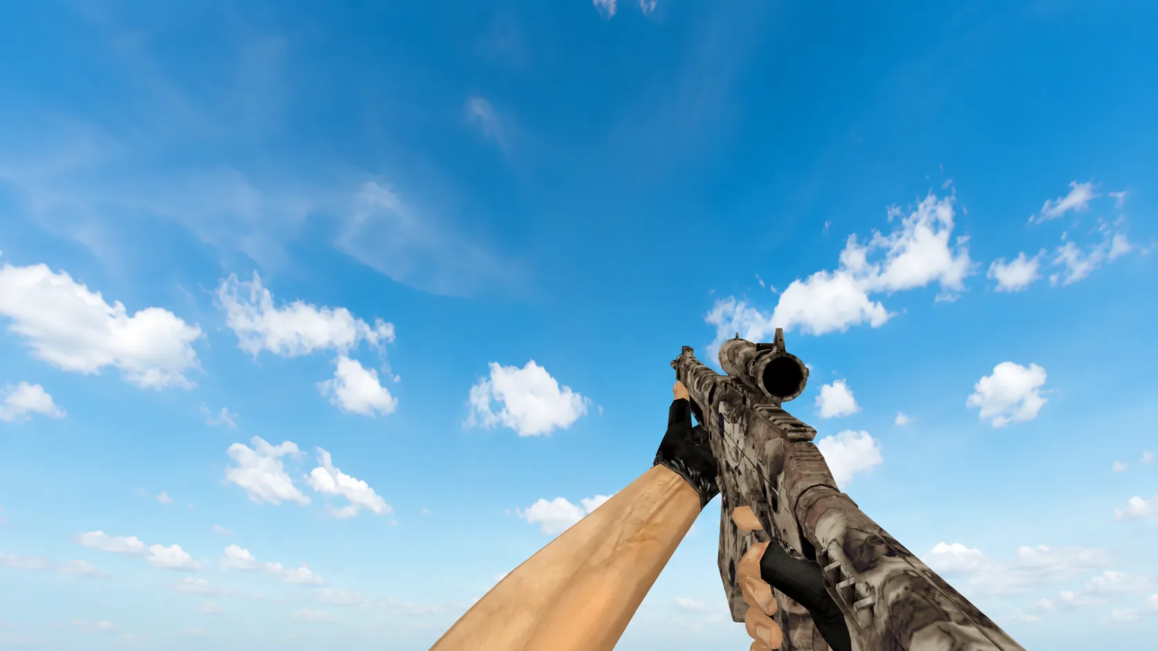Модель SG 553 "Bleached" із CS:GO для CS 1.6 — 2