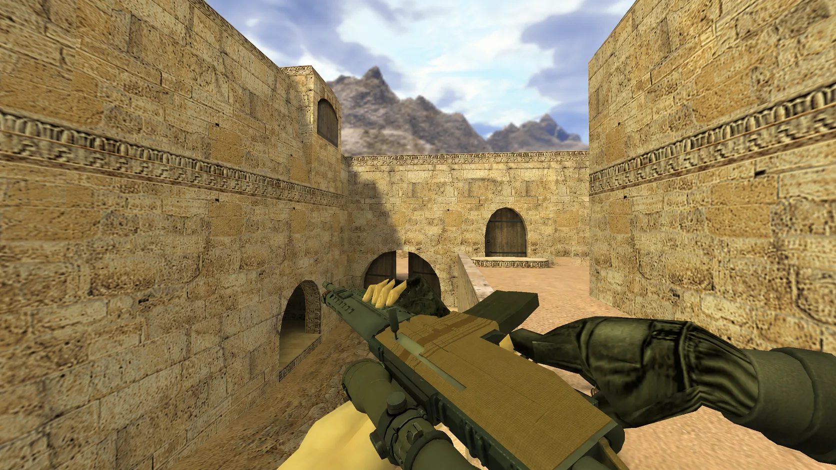 Model SG-553 „Traveler” z CS:GO dla CS 1.6 — 3