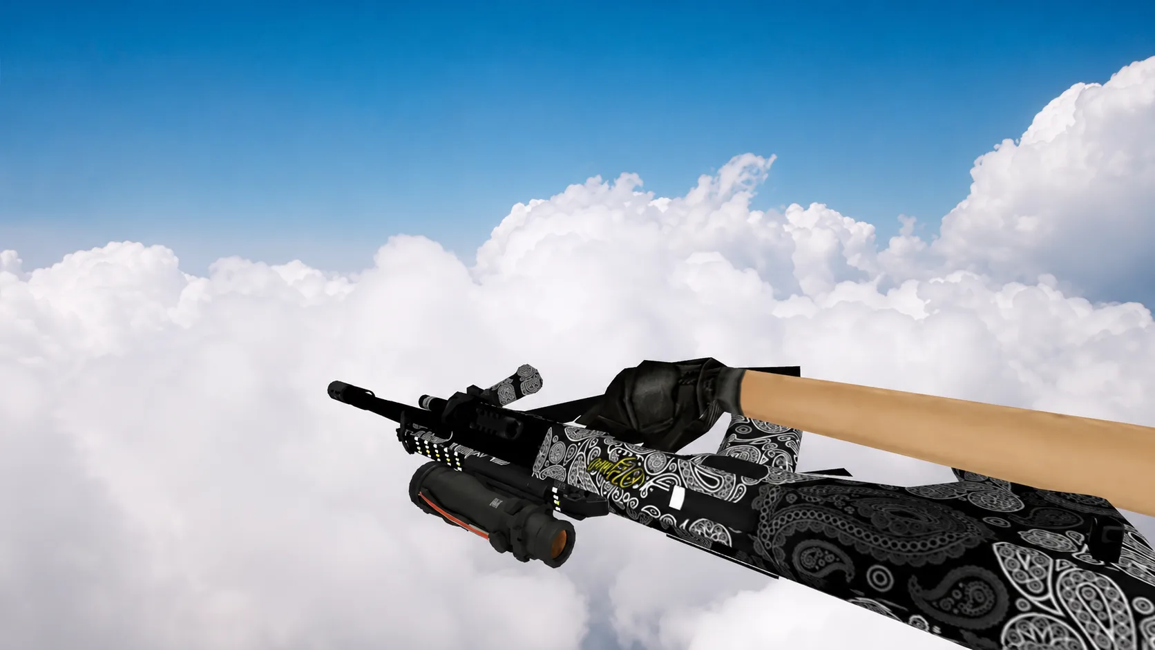 Model AUG „Black Series” dla CS 1.6 — 3
