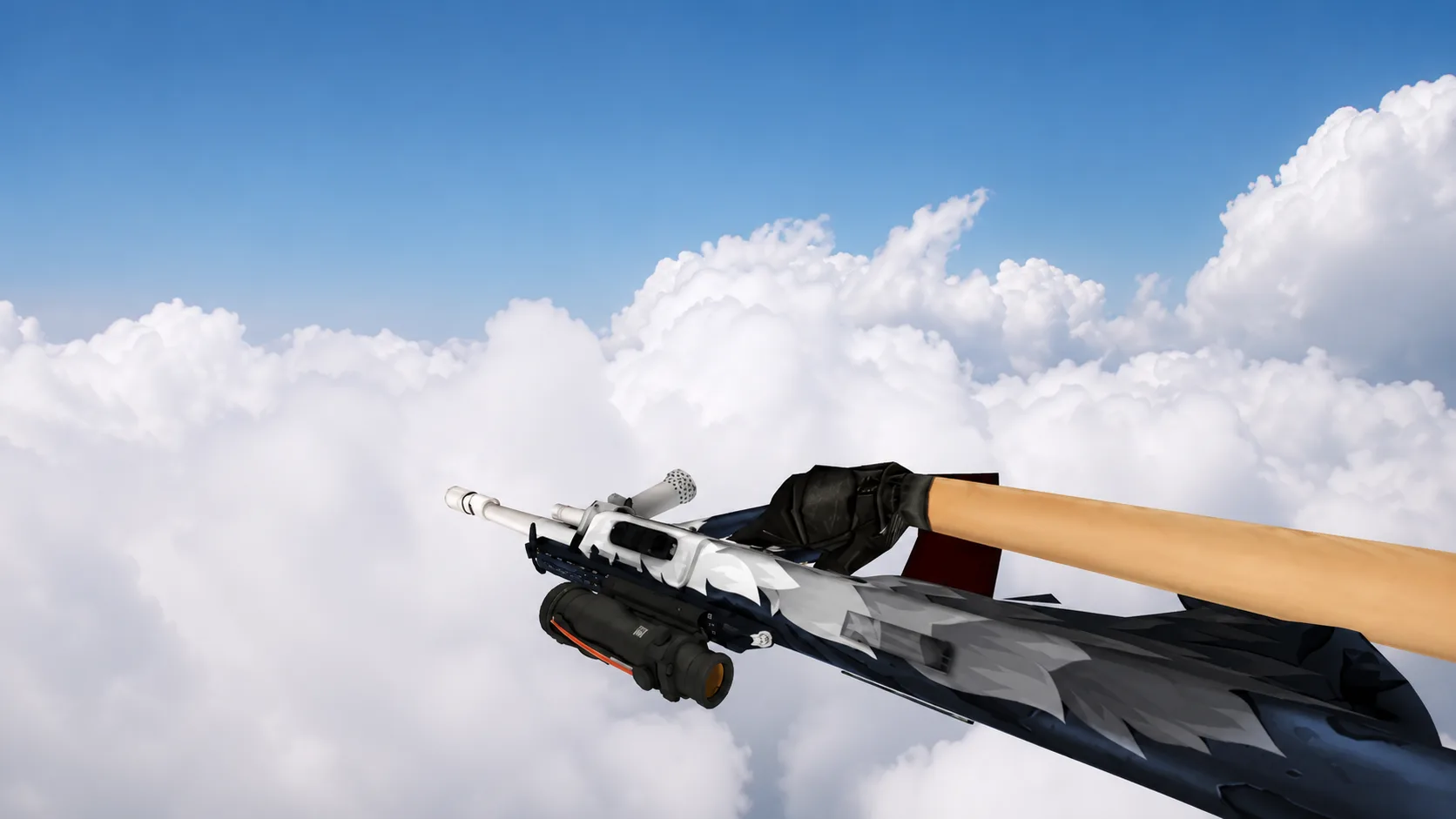 Model AUG "White Fang" for CS 1.6 — 3