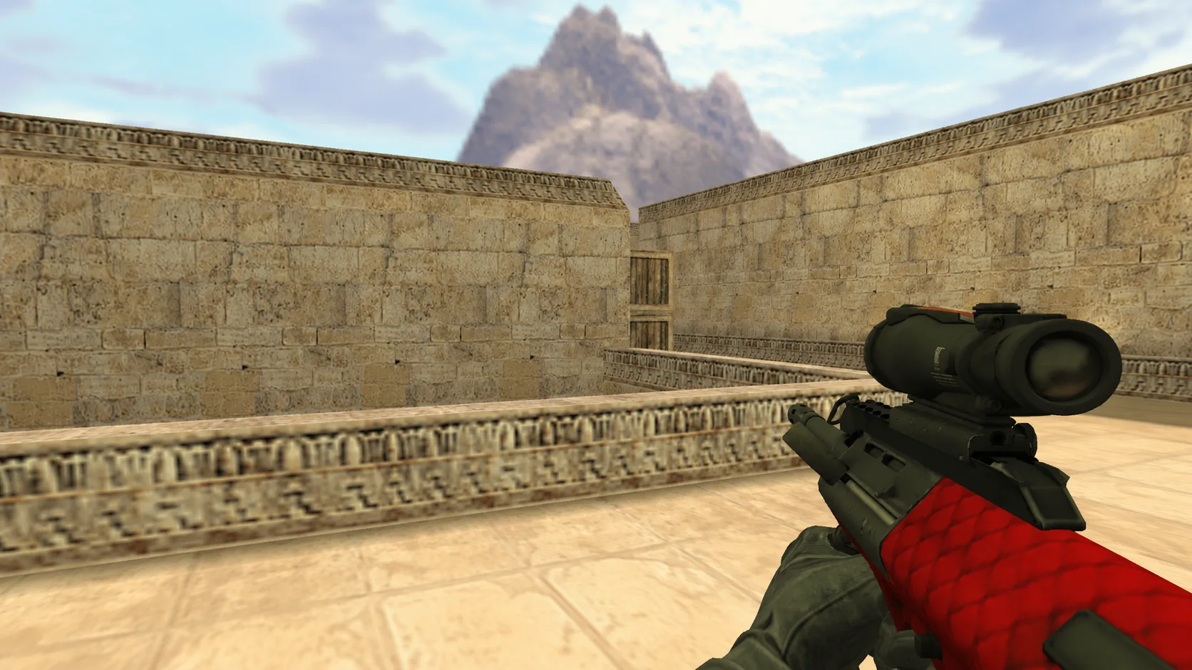 Model AUG „Red and Bad” dla CS 1.6 — 3