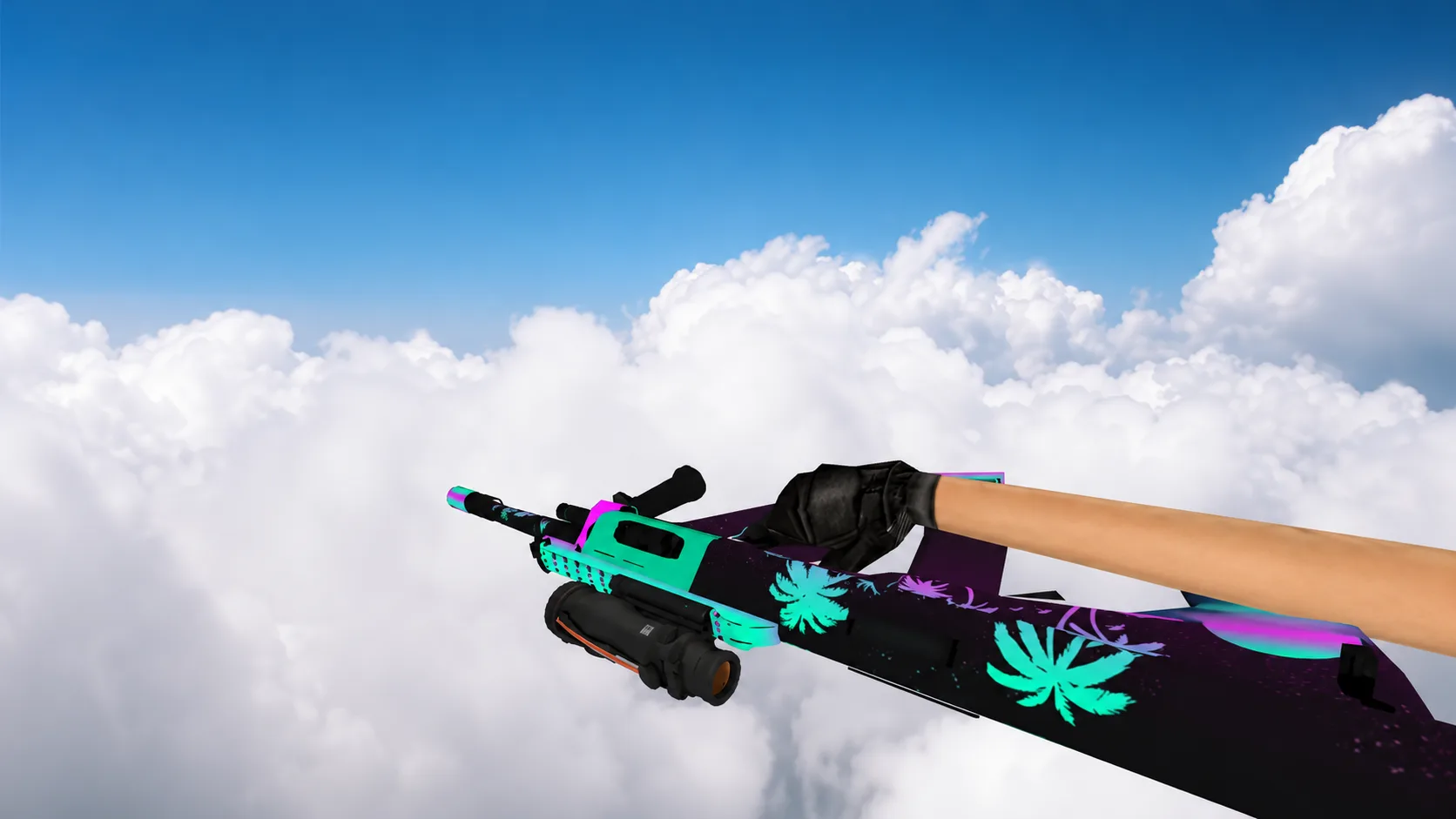 Model AUG "Paradise" for CS 1.6 — 3