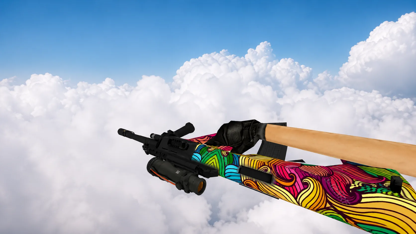 Model AUG "Nathlose" for CS 1.6 — 3