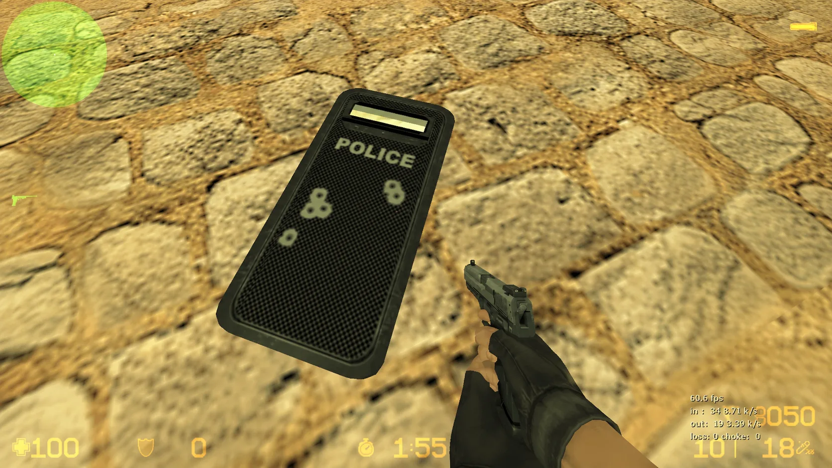 Model Tarczy "Police Carbon" do CS 1.6 — 2